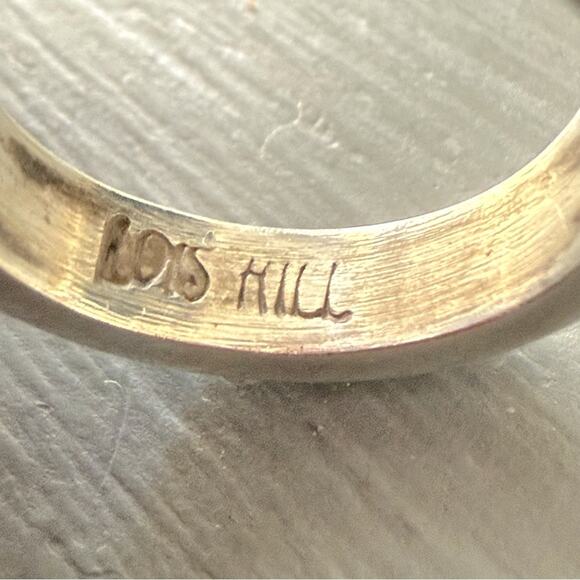 Lois Hill Solid 925 Sterling Silver Band Rube Ring Size 6.25 - Picture 6 of 9